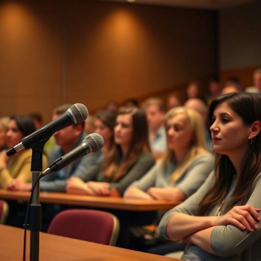 Imagen representativa del curso introductorio: un micrófono y un grupo de personas escuchando atentamente.